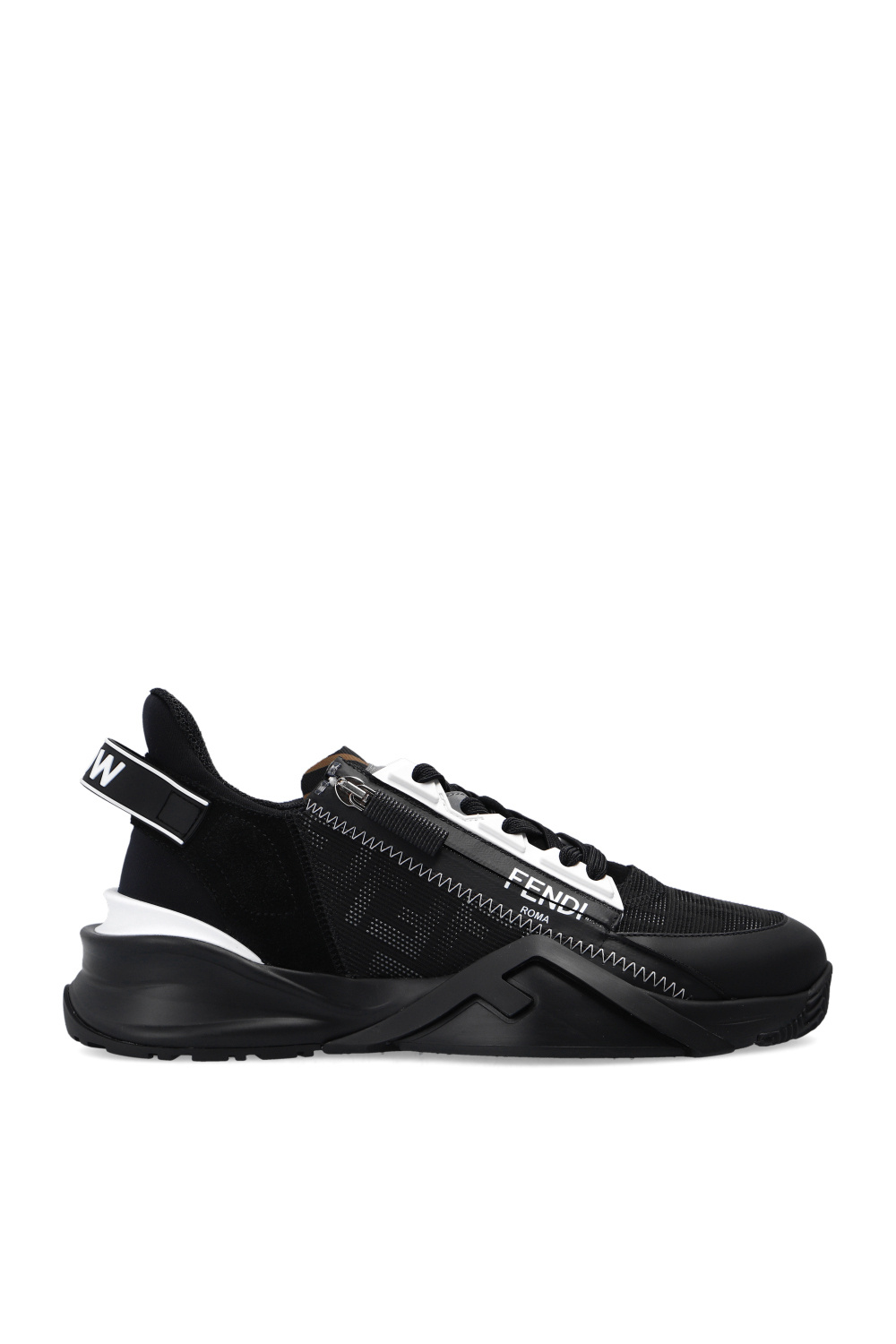 Fendi black cheap and white sneakers